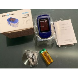 Zacurate 10430L-BLUE-O3 Digital Finger Oximeter - Navy Blue