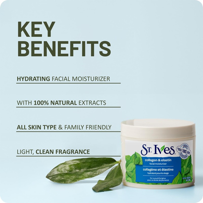 St. Ives Face Lotion 4-Pack – Collagen & Elastin Renewing