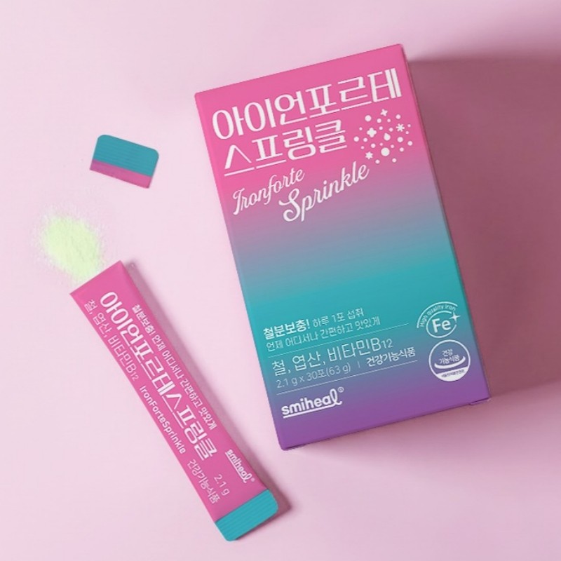 Smahill Iron Forte Sprinkles 30 packets, 3 pieces / 스마힐