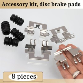 AERZETIX - C74685 - Accessory kit, disc brake pad - mounting side rear axle - compatible with Mazda, DS - OE numbers KAY02649Z, KAY02629X