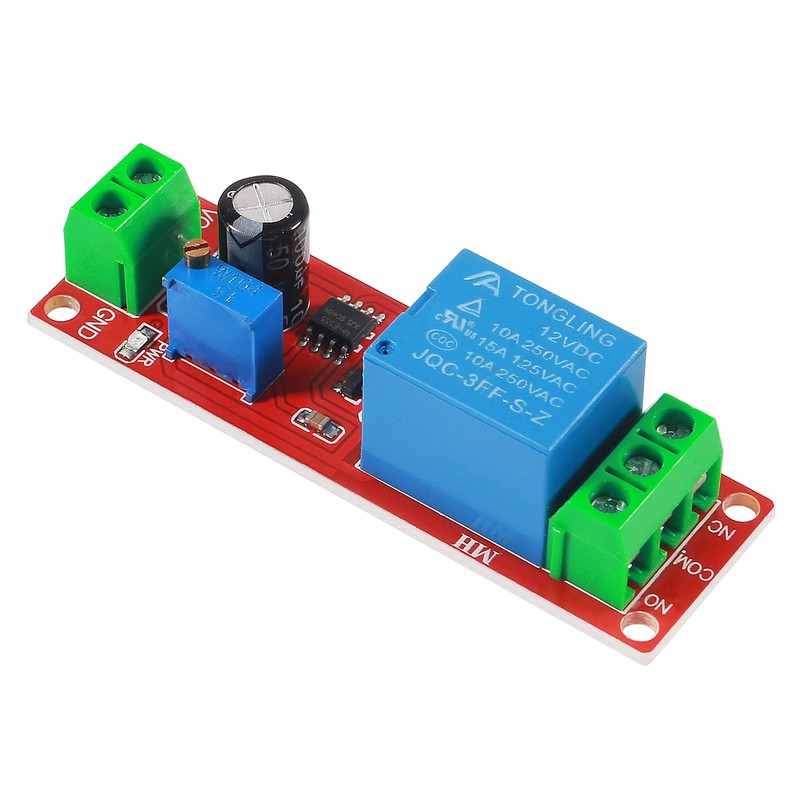 Dorhea 10PCS DC 12V NE555 Delay Timer Relay Switch Module