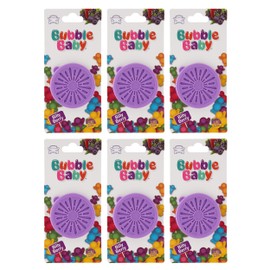 BUBBLEBABY Organic Tub Long Lasting Berry Car Air Freshener & Odour Eliminator (Pack of 6)