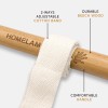 HOMELAM Innovative Muscle Stretching Device, Adjustable Length Hamstring Wooden