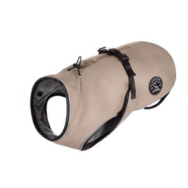 HUNTER UPPSALA Waterproof Reflective Dog Coat 65 Taupe