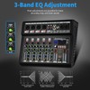 6-Channel Audio Mixer for PC, SX-6iu Mixing Console with XLR