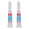 Aquarium Glue Clear：2Pcs Reef Glue, Coral Instant, Quick Drying for Aquascaping Plants, Rocks, Moss, Coral, Stone, Wood, 5 g/0.18oz