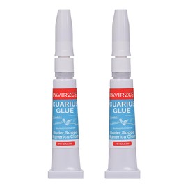 Aquarium Glue Clear：2Pcs Reef Glue, Coral Instant, Quick Drying for Aquascaping Plants, Rocks, Moss, Coral, Stone, Wood, 5 g/0.18oz