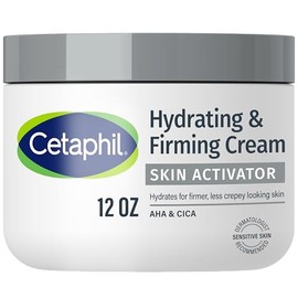 Cetaphil Skin Activator Crema corporal hidratante y reafirmante, ácido mandélico (AHA) y crema de centella asiática (CICA), hidrata y reafirma el enve