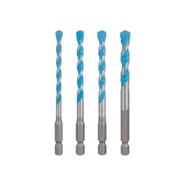 Bosch 4x Expert HEX-9 Multi Construction Drill Bit Set (for Concrete, Soft Ceramic Tiles, 5.5-8 mm, Professional Accessories Hammer Drill, Screwdriver, Drill)