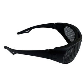 AIXXCUVQ Metal Mesh Safety Glasses Reliable Eye Safety For Outdoor Activities Protective Goggles Garden Pruning ABS Game Glasses