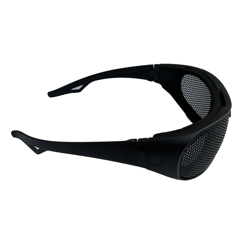 AIXXCUVQ Metal Mesh Safety Glasses Reliable Eye Safety For Outdoor