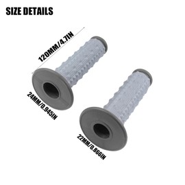 GWH Universal Motorcycle Handlebar Grips Dirt Bike Handlebars Motorcross 7/8" 22mm 28mm Handle Bar for CR250R CRF230F CRF 230F 230CC XR YZF CRF450R CR CRF 80R 85R 150R Pit Bike ATV UTV (Black)