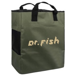 Dr.Fish Wader Bag Waterproof 41 * 32 * 23.5cm with Breathable Mesh Panels, Storage for Waders/Wellies/Walking Boots and accessories, Ideal for Rambling, Dog walking, Camping, Fishing