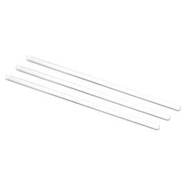 MECCANIXITY 3.3 Borosilicate Glass Stick 11.81" Length 10mm Dia Stir Rod Mixing Tools with Both Ends Round for Lab Kitchen Science 3Pcs