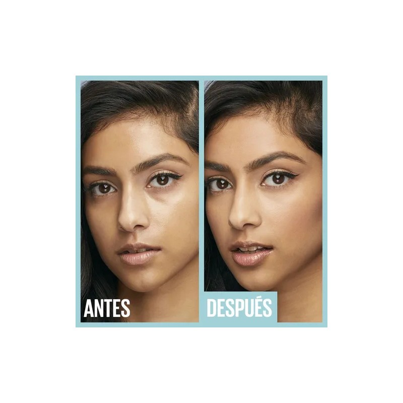 Maybelline Base Maquillaje Polvo Fit Me, control brillo, protector solar,