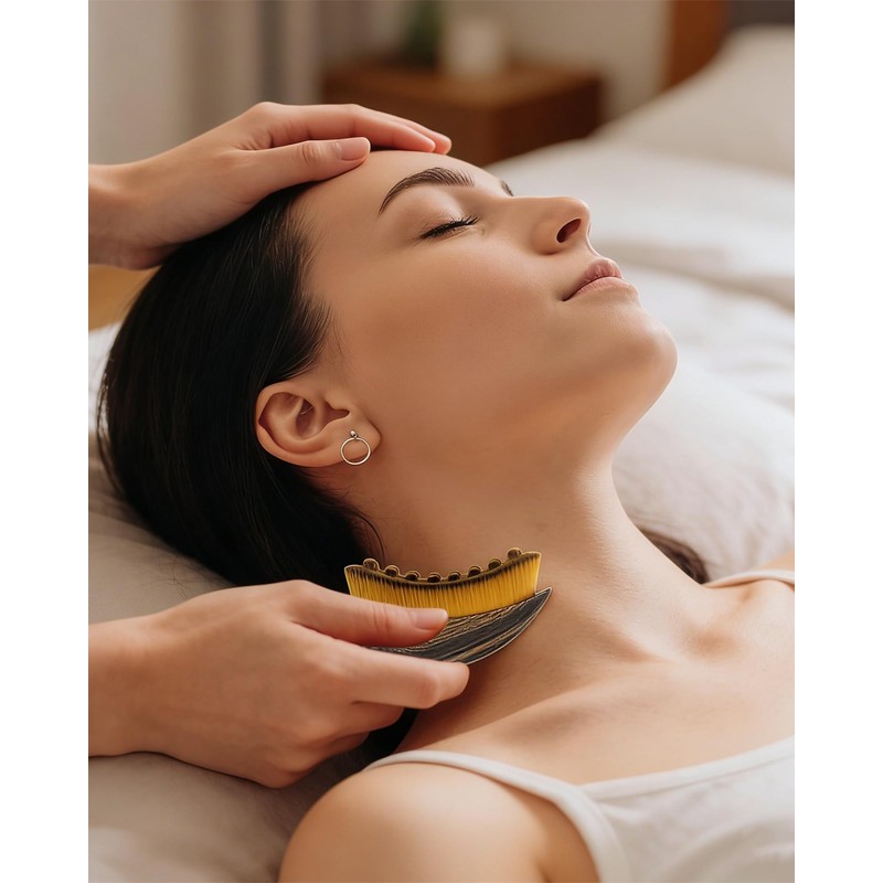 Yotlein Lymphatic Face Brush, Relieves Fatigue, Chin and Jawline Sculpting,