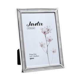 Kenro Jadu Silver Plated Photo Frame 7x5 / 13x18cm with Mother of Pearl Inlay - JDC1318S