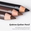 Eyebrow Pencils Set, 12 PCS Brown Eyebrow Eyeliner Pencils Set,