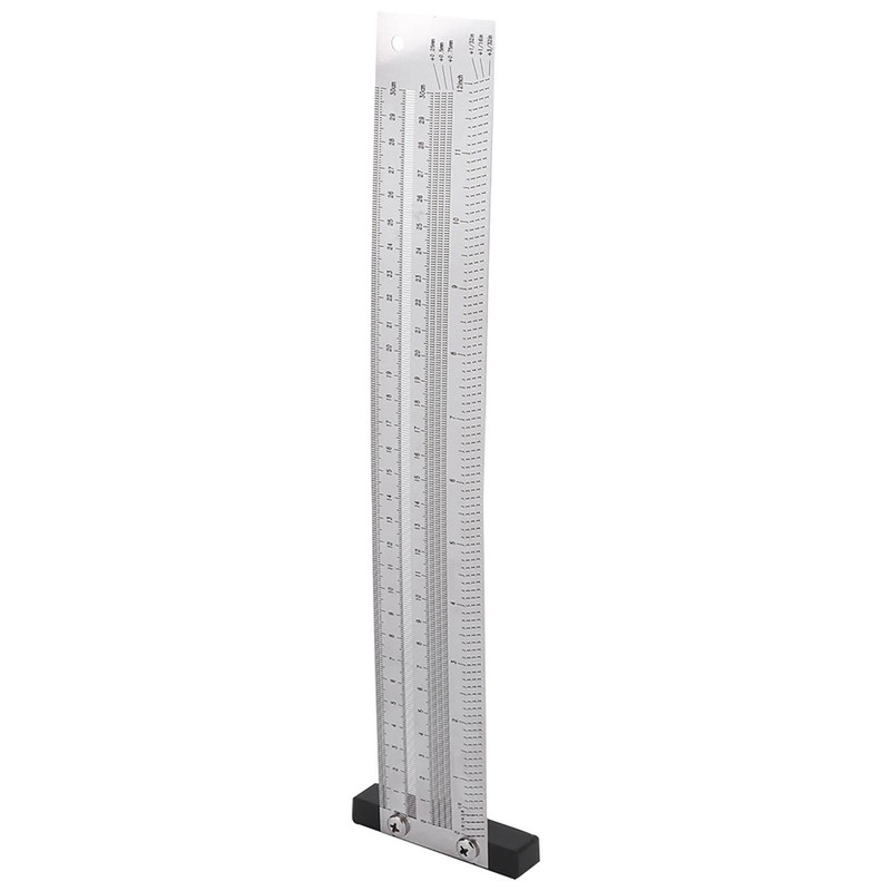 Ultra Precision Marking Ruler Stainless Steel Woodworking Scribing Ruler Gauging