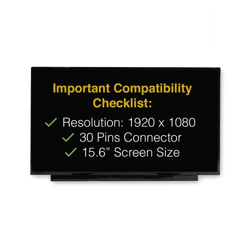 HP 15-EF2126WM Screen Replacement 30 Pins LCD LED Display With
