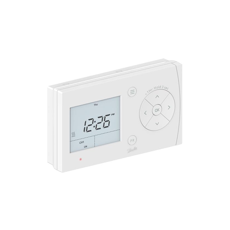 Danfoss Heating Timer, White, 150 x 90 x 30mm