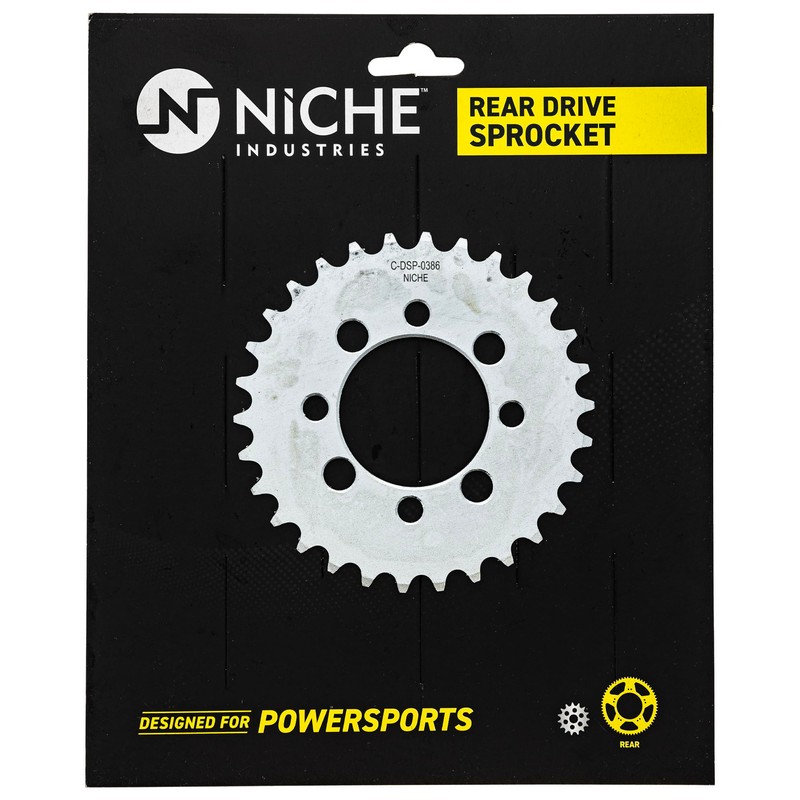 NICHE Drive Sprocket Chain Combo for Kawasaki Z125 Pro Front