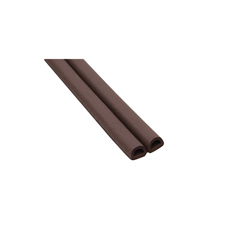 光(Hikari) 戸当りクッションテープ D型 6x9mm 2.4M 茶色 KD8-2