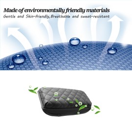 SKTU Armrest Cover Compatible with Dacia Sandero III Armrest Pad Leather Centre Armrest Protective Cover