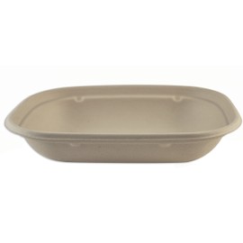 World Centric CT-SC-20 100% Compostable Unbleached Plant Fiber to Go Boxes, 20 oz. (Pack of 400)