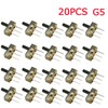 KKHMF 20pcs SS12D00G5 Slide Switch Toggle Switch SPDT 1P2T 2