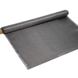 ARJSTY Carbon Fiber Fabric Roll 6.5 FT X 12'' Pure Carbon Fiber Cloth 2x2 Twill 3k 220g for Cars for Structural Reinforcement on Concrete Walls, Basements, Boats (1 Roll)