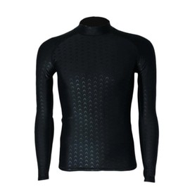 BEACHKINI Men's Surf Suit, Snorkel and Diving Suit, Trainer Outfit, Long Sleeve, Waterproof and Quick Drying, 11 Black, EU 40-42