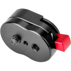 Quick-Lock Mini Quick Release Plate System with 1/4" Screw for Camera Tripod, Gimbal, Monopods, Video Monitors, Magic Arm, Flash Bracket, Stabiliser