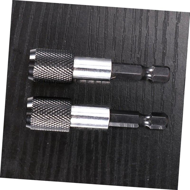 SHINEOFI 2sets Magnetic Screwdriver Bit Holder Extension Bar Quick Release