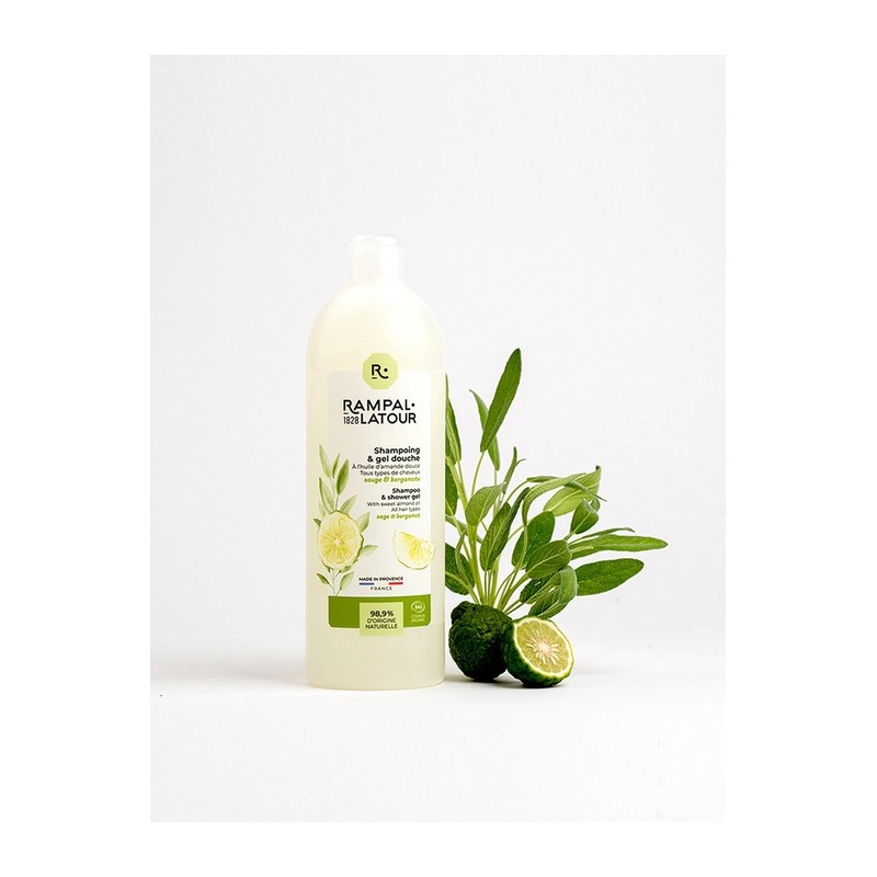 Shampoo Indush Sage Bergamot 1L (Shampoo & Shower Gel) /