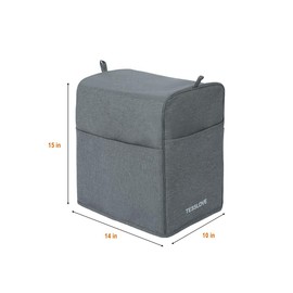 TESSLOVE Dust Cover for Keurig Coffee Maker, Single Serve Coffee Makers, coffee machine, espresso machine, K-Cafe, K-Elite, K-Duo, Nespresso Vertuo, with 3 Storage Pockets for storing relative things