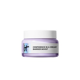 It Cosmetics Confidence in a Cream Barrier Boost - Crema Hidratante Facial, 100 Hrs de Hidratación Reparadora para Piel Sensible. Fórmula con Ceramidas y Vitamina F, 60 ml