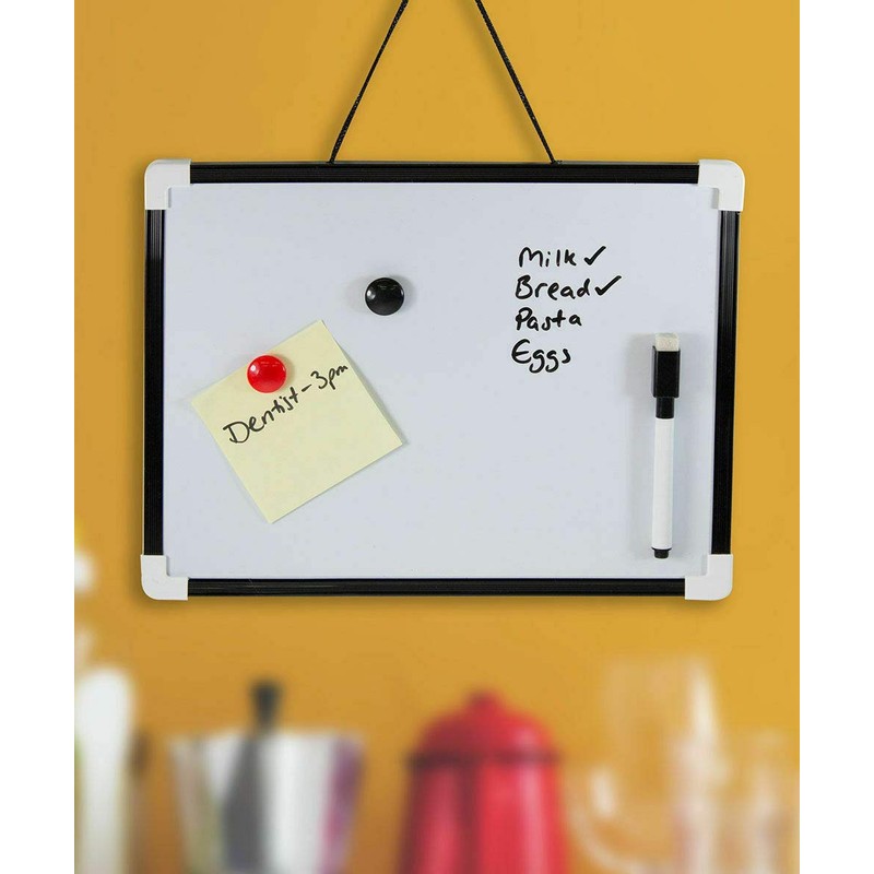 A4 Dry Wipe Whiteboard and Eraser | Home Kitchen Office
