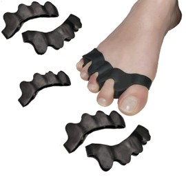 feifanshop Toe Separators 3 Pairs Soft Gel Toe Spacers Bunion Corrector Toe Straightener Therapeutic Relief Plantar Fasciitis Hammer Toe Claw Toe Separators