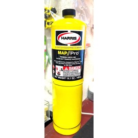 Harris MAPP, MAP, Gas, Professional Grade, Net Weight 14.1 oz.