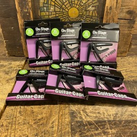 On-Stage GA100 Capo for Guitar - Lot of 6 - FREE SHIPPING