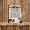 MY DOG'S BEDTIME PRAYER RETRO STYLE METAL TIN SIGN/PLAQUE (BERNESE
