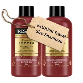 Travel Size Shampoo 2x100ml - Keratin Shampoo, Travel essentials, mini
