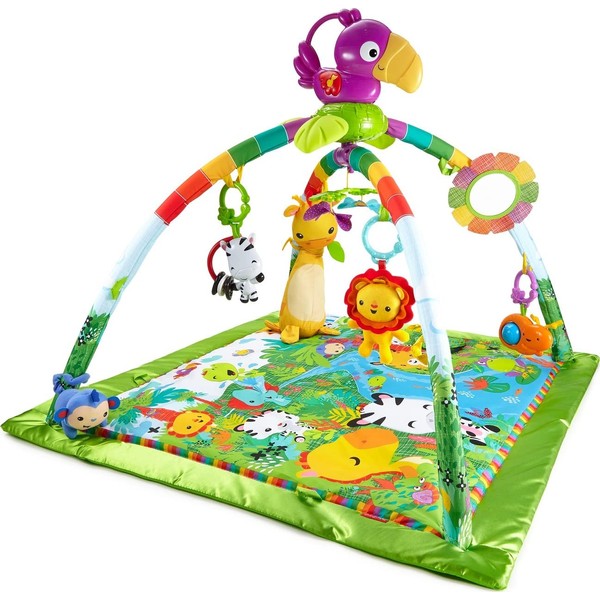 Fisher-Price Baby Rainforest Music & Lights Deluxe Infant Gym