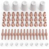 YESWELDER 60 Pcs Plasma Cutting Consumables Fit Cut40 50 with