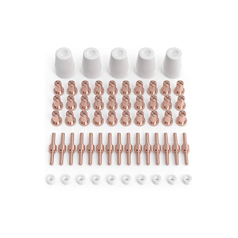 YESWELDER 60 Pcs Plasma Cutting Consumables Fit Cut40 50 with