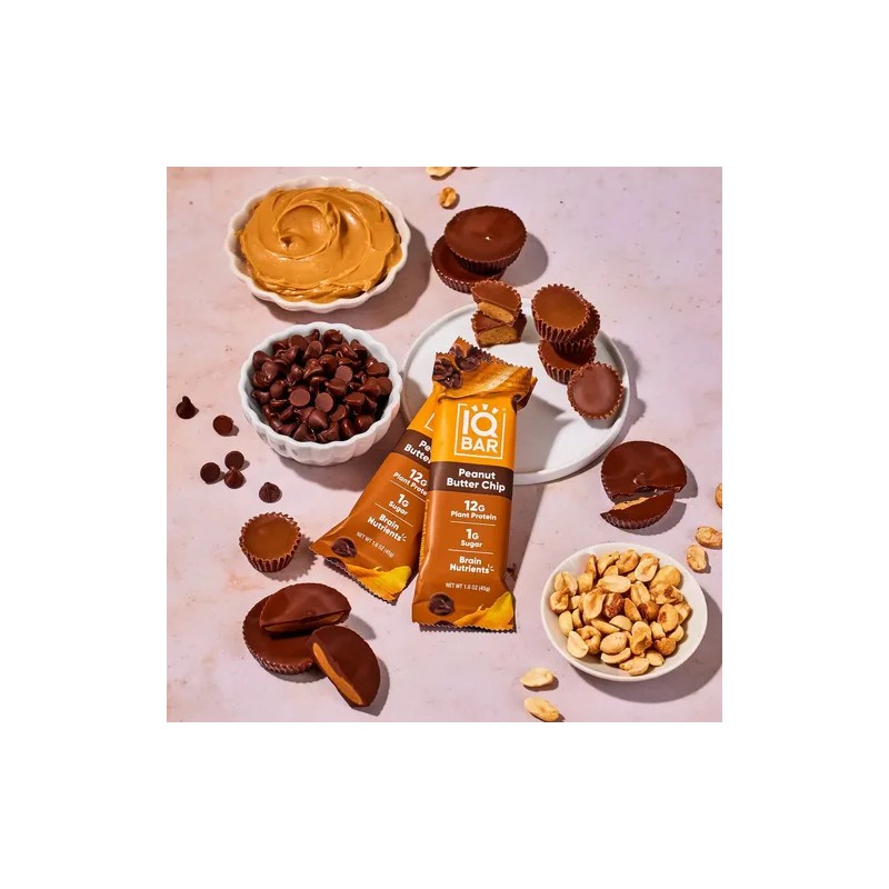 Iqbar Barras De Proteina Organica Vegana Pack Variado 12pack