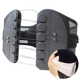 コパ・コーポレーション 骨盤整隊 カシャーン サポーターセット 骨盤ベルト 腰 姿勢 骨盤 コルセット サポートベルト 薄型 メッシュ 通気性 (L(84〜96cm))
