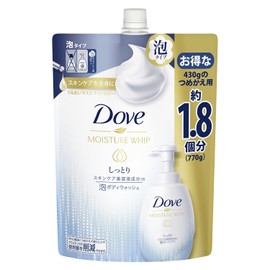 Dove Body Soap, Moisturizing Whip, Moist Foam Body Soap (Body Wash), Refill, 27.4 oz (770 g)