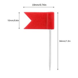 Pack of 320 Map Flag Pins, Flag Pins, Bulletin and Maps, for Home, Office and School Map Photo (8 Colours)